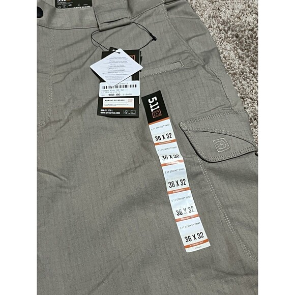 5.11 Tactical Stryke Pants Men’s 36x32 Khaki Flex-Tac Ripstop Cargo 74369 - NWT - Picture 4 of 14